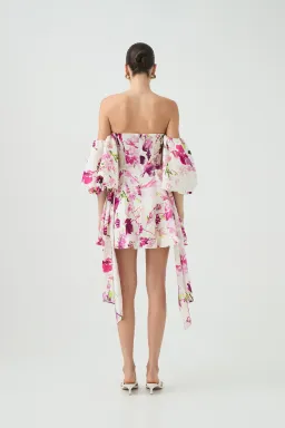 Aje Incarnation Mini Dress Fresh Flora Size 14 for rent on The Volte - image 3