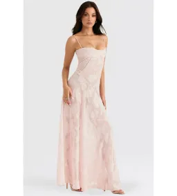 House of CB Seren Maxi Dress Pink Size XS / AU 6 for rent on The Volte - image 2