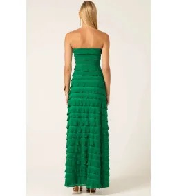 Sacha Drake Maddison Dress in Emerald Size 10 for rent on The Volte - image 4