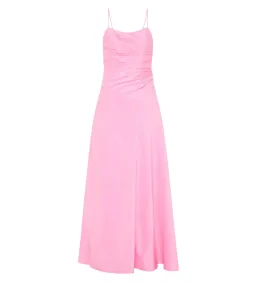 Aje Clarice Draped Maxi Dress in Bon Bon Pink Size 8 for rent on The Volte - image 4