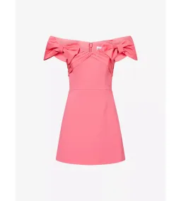 Rebecca Vallance Posey Off the Shoulder Stretch Crepe Mini Dress Size 8 for rent on The Volte - image 4