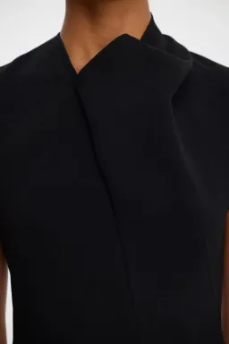 Acler Warfield Mini Dress Black Size 10 for rent on The Volte - image 4