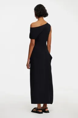 Acler Sudden Midi Dress Black Size 16 for rent on The Volte - image 2