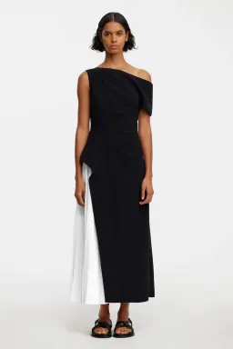 Acler Sudden Midi Dress Black Size 16 for rent on The Volte - image 1