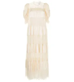 Alice McCall Sun Moon Maxi Dress in Nude Size 8 for rent on The Volte - image 1
