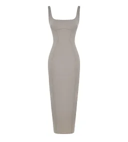House of CB Rea Body Con Dress in Smoke Size 10 for rent on The Volte - image 4