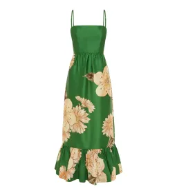 Alemais Sage Midi dress in Green Size AU 12 for rent on The Volte - image 4