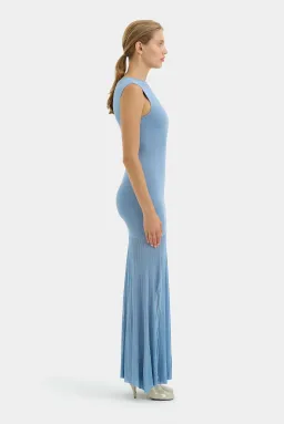 Sir Indigo Twist Dress in Blue Size 2 / AU 10  for rent on The Volte - image 2