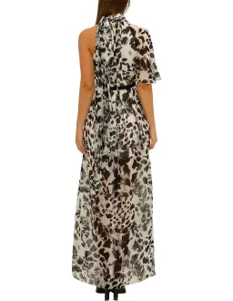 Carla Zampatti Garden Party Dress Black and White Print Size 14 for rent on The Volte - image 3