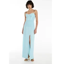 Manning Cartell Double Time Pleat Dress Acqua Spritz Size AU 8 for rent on The Volte - image 2