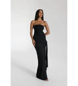 Natalie Rolt Black Miranda Gown Size 6/XS for rent on The Volte - image 2