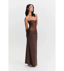 Sasha Therese Amara Maxi Dress Brown Size M/AU 10 for rent on The Volte - image 3