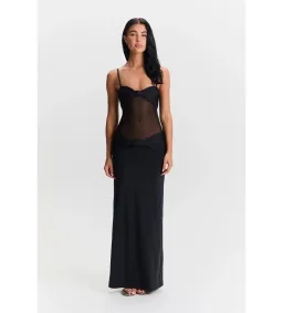 Sasha Therese Amara Maxi Dress Black Size M/AU 10 for rent on The Volte - image 1