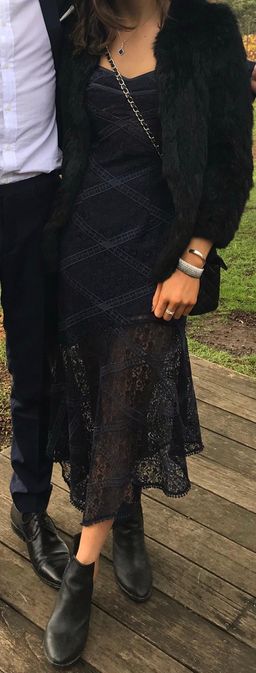 Manning Cartell dress Navy Size 8 for rent on The Volte - image 3