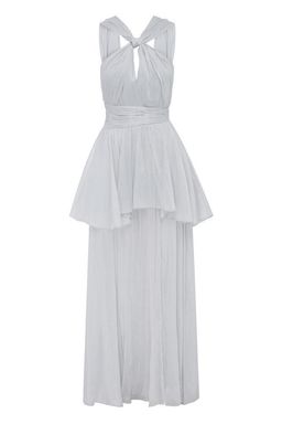 Aje Fraser Maxi Dress Blue Size 8 for rent on The Volte - image 3