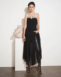 Sass & Bide Sweet Valentina Boho Midi Dress in Black Size AU 8 for rent on The Volte - image 1