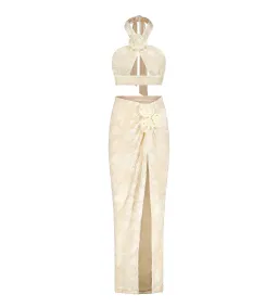 Alamour the Label Celestina Set Cream Size XS/AU 6 for rent on The Volte - image 6