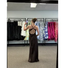 Ruth Tarvydas Goddess Gown Black Size 10 for rent on The Volte - image 2