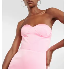 Alex Perry Barkley Strapless Gown Pink Size AU 6 for rent on The Volte - image 2