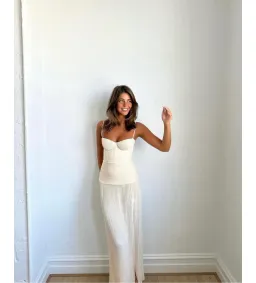 Manning Cartell Double Time Pleat Maxi Dress Nougat Size S/AU 8 for rent on The Volte - image 5