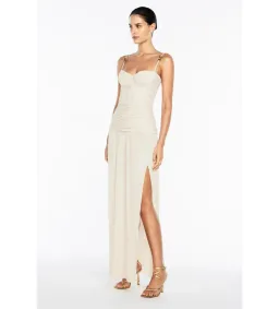 Manning Cartell Double Time Pleat Maxi Dress Nougat Size S/AU 8 for rent on The Volte - image 6