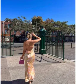 Bec & Bridge Indi Strapless Maxi Floral Size AU 8 for rent on The Volte - image 5