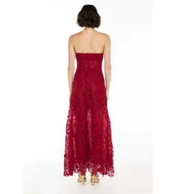 Manning Cartell Tea Ceremony Maxi Dress  Ruby Red Size 8 for rent on The Volte - image 2