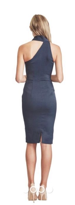 Elle Zeitoune Harper Dress Navy Size 6 for rent on The Volte - image 3