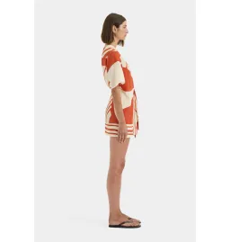 Sir The Label Calla Mini Dress in Hibiscus Stripe Size 1 / AU 8 for rent on The Volte - image 3