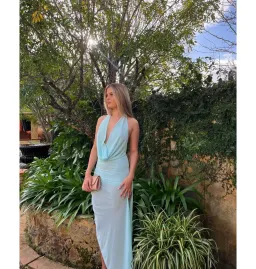 Natalie Rolt Anastasia Maxi Dress Blue Size 2 / AU 10 for rent on The Volte - image 3