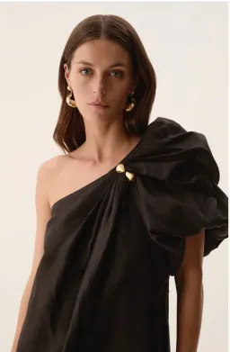 Aje Cira Maxi Dress Black  Size 16 for rent on The Volte - image 5