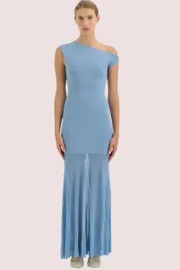 Sir the Label Indigo Twist Dress Blue Size 10 for rent on The Volte - image 1