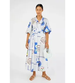 Oroton Picnic Midi Dress Print Size AU 14 for rent on The Volte - image 1