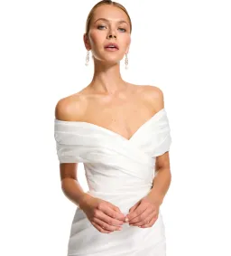 Kyha Studios Yves Mini Dress Bright Ivory Size 2/AU 8 for rent on The Volte - image 2