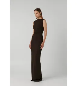 Effie Kats Coffee Verona Gown in Brown Size Small/ AU 8 for rent on The Volte - image 2