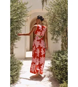 Sabo Calandra Maxi Dress Daisy Red Size 14 for rent on The Volte - image 2