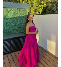 Aje Violette Bubble Hem Maxi Magenta Size AU 8 for rent on The Volte - image 2