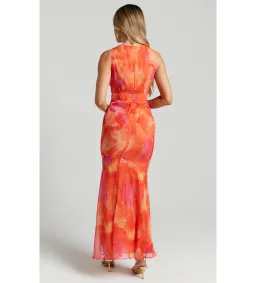Talulah Ibiza Dress in Orange Floral Size 12 / L for rent on The Volte - image 2