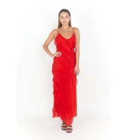 Rat & Boa Cecilia Dress in Red Size 10 for rent on The Volte - image 1