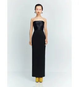 Solace London Afra Maxi Dress in Black Size 8 for rent on The Volte - image 1
