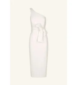 Shona Joy Lucy One Shoulder Midi Dress Ivory Size AU 8 for rent on The Volte - image 5