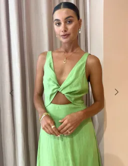 Issy Blue Skies Dress In Apple Size 8 for rent on The Volte - image 2