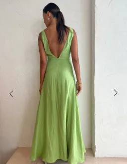 Issy Blue Skies Dress In Apple Size 8 for rent on The Volte - image 4