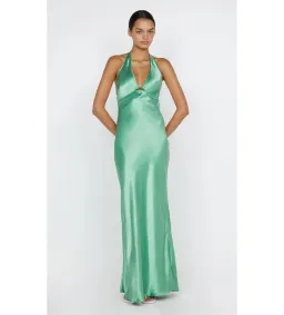 Bec & Bridge Zariah Halter Dress Green Apple Size AU 6 for rent on The Volte - image 1