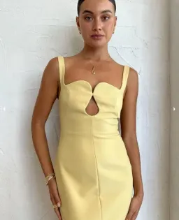 Camilla And Marc Brixton Dress Mustard Yellow Size 8 for rent on The Volte - image 2