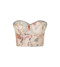 Zimmermann Crush Paneled Bodice and Shorts Set in Dear Diary Print Size 0 / AU 8 for rent on The Volte - image 4