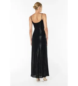 Manning Cartell High Voltage Slip Maxi Dress Black Size AU 8 for rent on The Volte - image 3