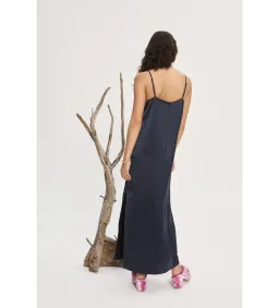 Alemais Fontaine Slip Midi Dress in Navy Size 6  for rent on The Volte - image 3