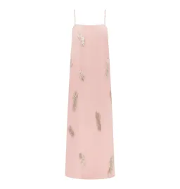 Alemais Cindy Embellished Slip Dress Pink Size AU 6  for rent on The Volte - image 4