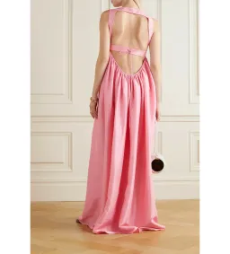 Oroton Strappy Sundress Pink Size 8 for rent on The Volte - image 3
